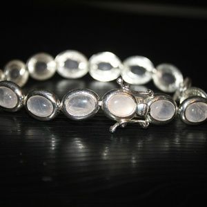 Opal sterling silver bracelet